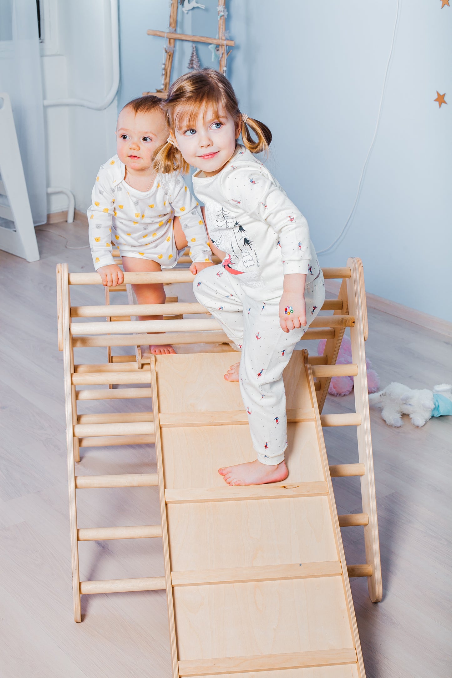 Parcours de Motricité Libre Montessori personnalisable | triangle, rampe, arche