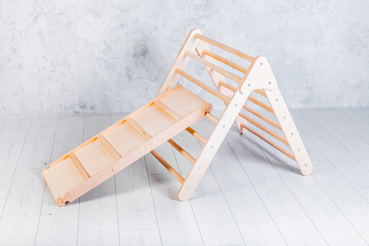 Ensemble Montessori Triangle et Rampe d'escalade